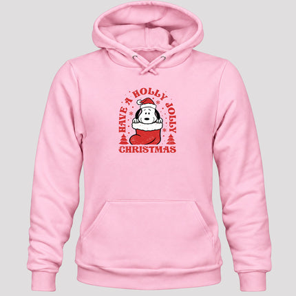 Have A Holly Jolly Christmas Retro Stocking Hoodie