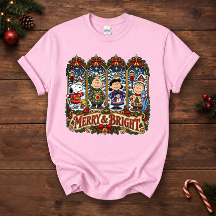 Merry and Bright Christmas Winter Village T-Shirt