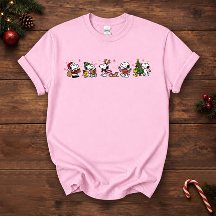 Christmas Holiday Friends Carols Tree Gifts T-Shirt