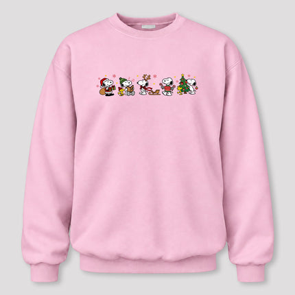 Christmas Holiday Friends Gifts Carols Sleigh Tree Sweatshirt