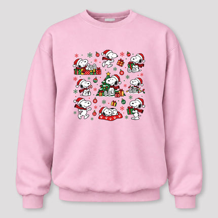 Christmas Santa Hat Gift Collage Sweatshirt