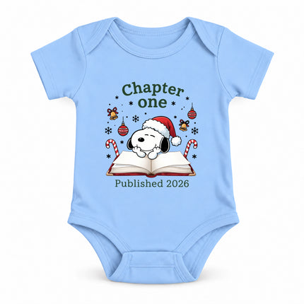 Chapter One Published 2026 Christmas Newborn Outfit Baby Bodysuit