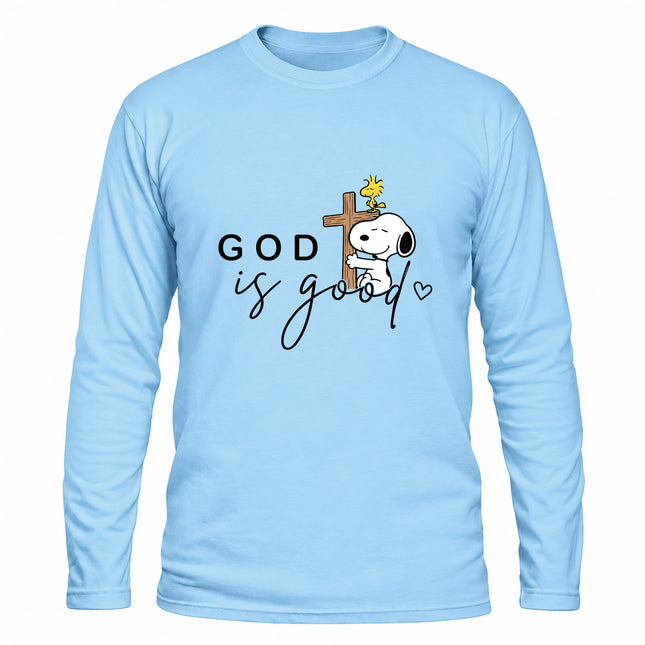 God Is Good Cross Christian Faith Christmas Gift Long Sleeve T-Shirt