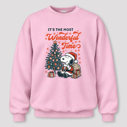 Most Wonderful Time Christmas Tree Gifts Sweatshirt