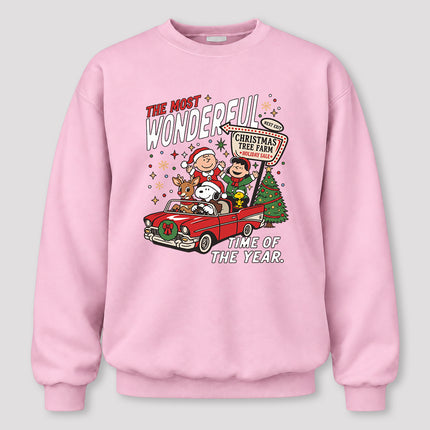 The Most Wonderful Time of the Year Christmas Tree Farm Sweatshirt