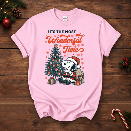 Most Wonderful Time Christmas Tree Gifts T-Shirt