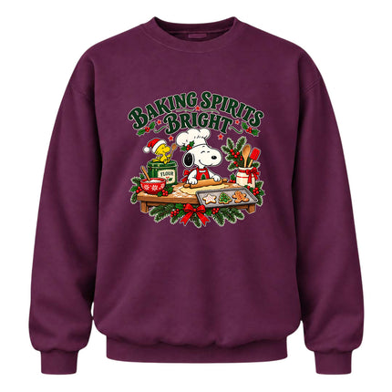 Baking Spirits Bright Christmas Cookie Baking Sweatshirt