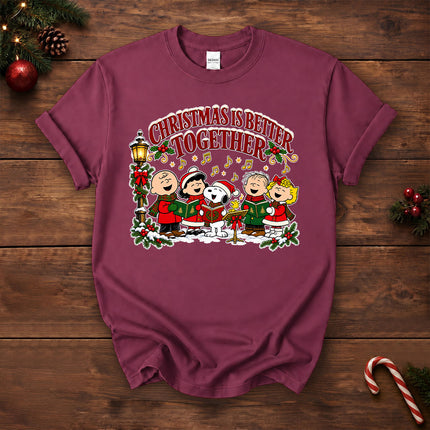 Christmas Is Better Together Caroling Holiday T-Shirt