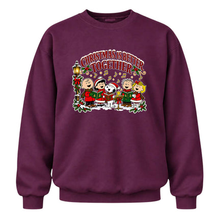 Christmas Is Better Together Caroling Holiday Sweatshirt