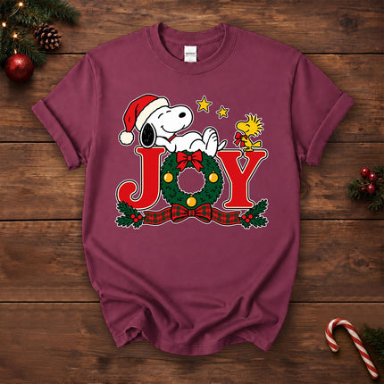Christmas Joy Wreath Holiday Cheer T-Shirt