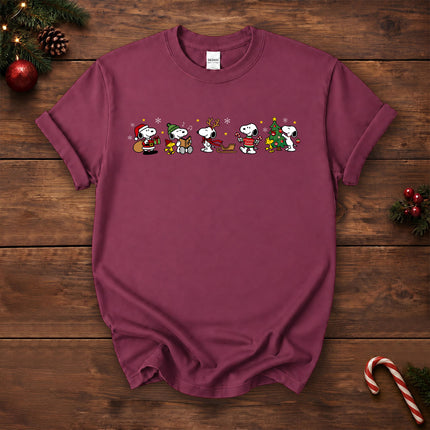 Christmas Holiday Friends Carols Tree Gifts T-Shirt