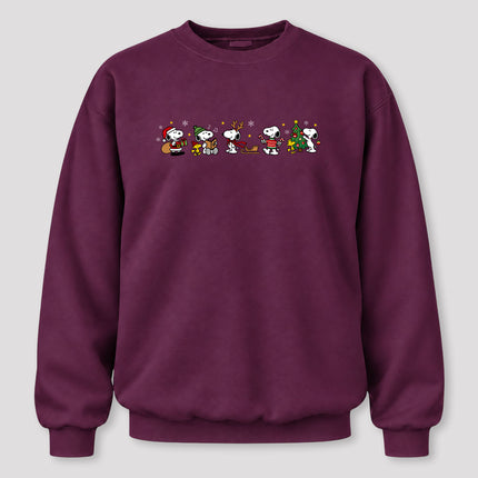 Christmas Holiday Friends Gifts Carols Sleigh Tree Sweatshirt