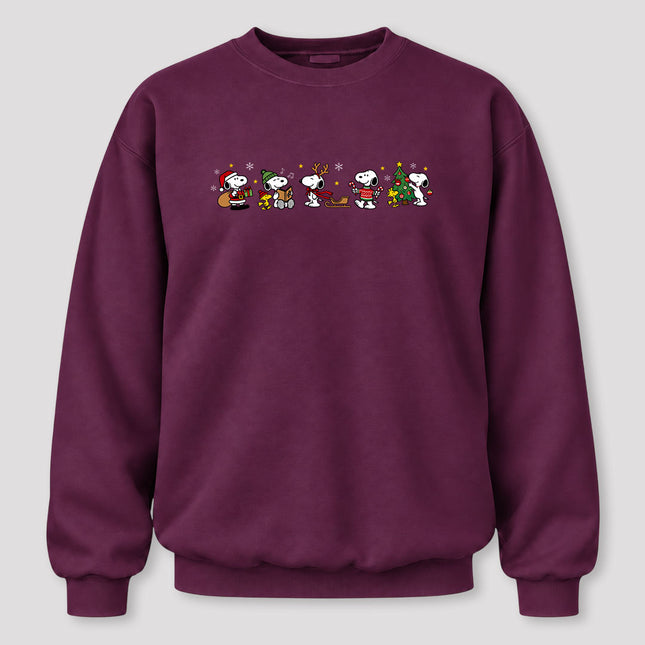 Christmas Holiday Friends Gifts Carols Sleigh Tree Sweatshirt