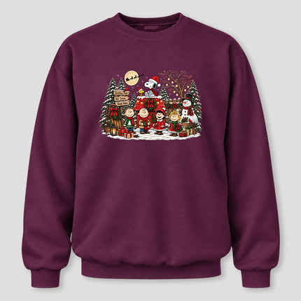 Christmas Tree Farm Hot Cocoa Winter Village Sweatshirt