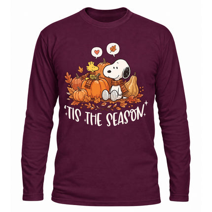 Tis The Season Fall Pumpkin Autumn Long Sleeve T-Shirt