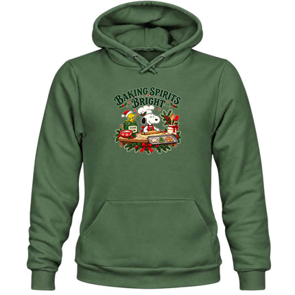 Baking Spirits Bright Christmas Cookie Baking Hoodie