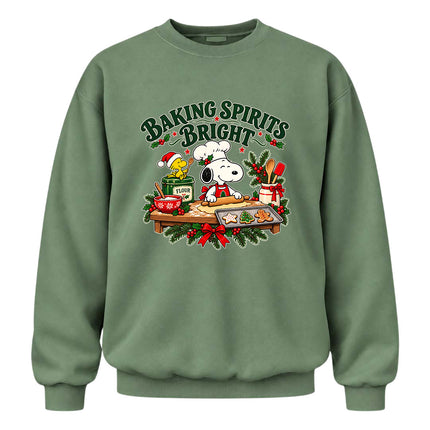 Baking Spirits Bright Christmas Cookie Baking Sweatshirt