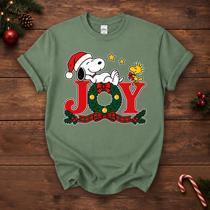 Christmas Joy Wreath Holiday Cheer T-Shirt