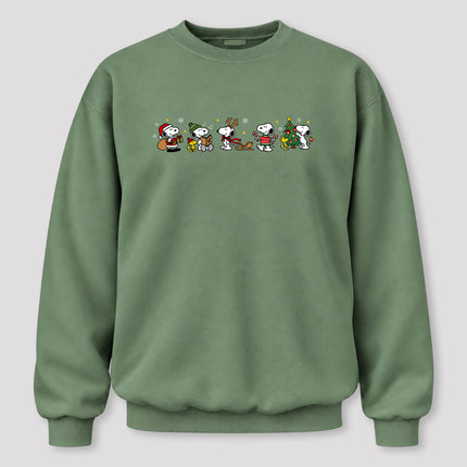 Christmas Holiday Friends Gifts Carols Sleigh Tree Sweatshirt
