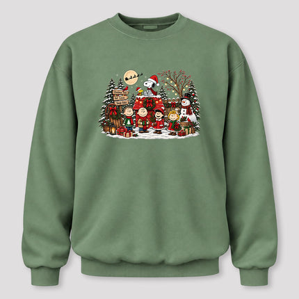 Christmas Tree Farm Hot Cocoa Winter Village Sweatshirt