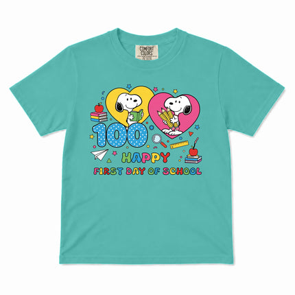 Comfort Colors 100 Days of School Happy Classroom Kid T-Shirt