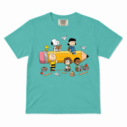 Comfort Colors Back To School Kid Pencil Classroom Kid T-Shirt
