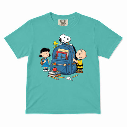 Comfort Colors Back To School Backpack Books Classroom Kid T-Shirt