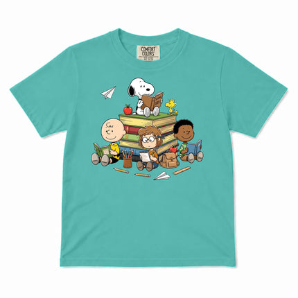 Comfort Colors Back To School Reading Books Classroom Kid T-Shirt