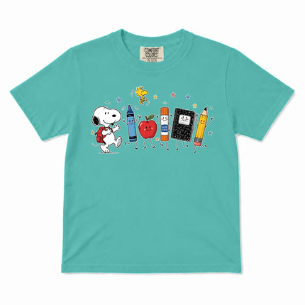 Comfort Colors Back To School Cute School Supplies Kid T-Shirt