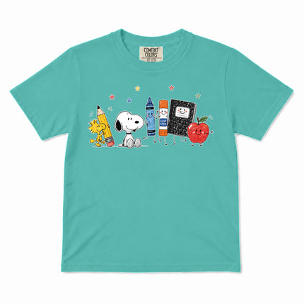 Comfort Colors Back To School Cute School Supplies Kid T-Shirt