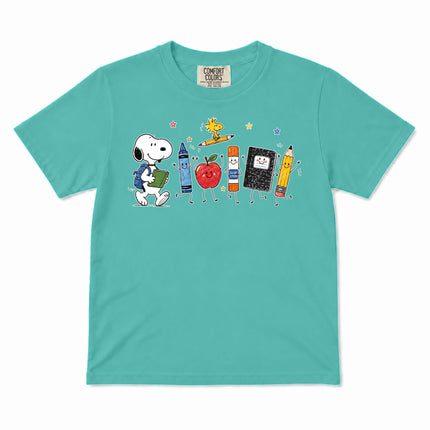 Comfort Colors Back To School Cute School Supplies Kid T-Shirt