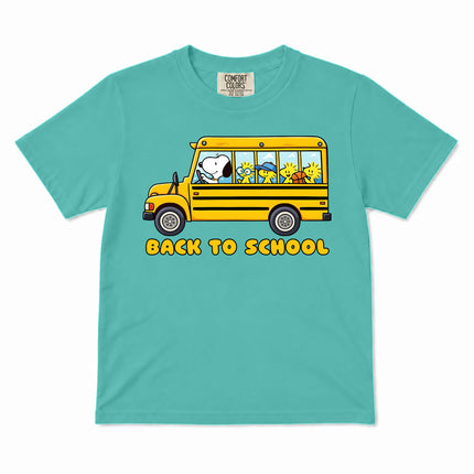 Comfort Colors Back To School School Bus First Day Kid T-Shirt