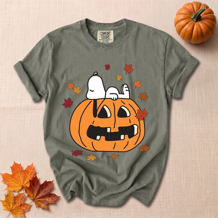 Comfort Colors Fall Pumpkin Jack O Lantern T-Shirt