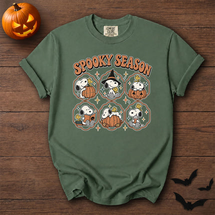 Comfort Colors Spooky Season Pumpkin Halloween Graphic T-Shirt