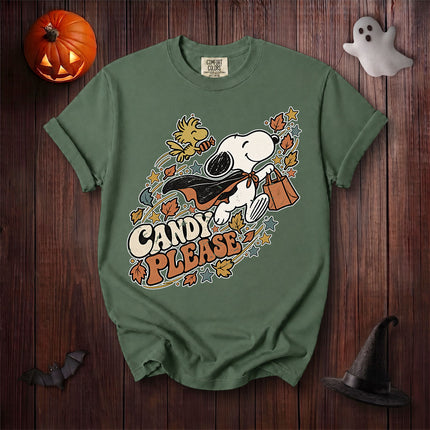 Comfort Colors Candy Please Halloween Graphic T-Shirt