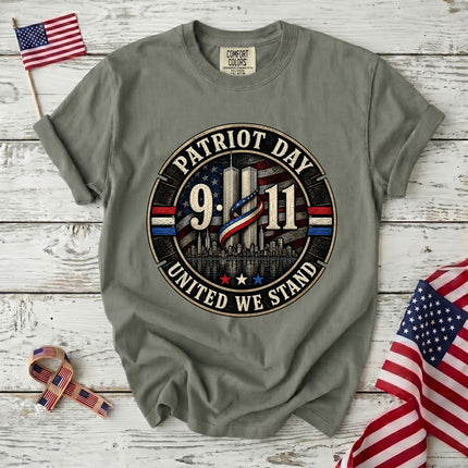 Comfort Colors 25th Anniversary Patriot Day 911 United We Stand T-Shirt