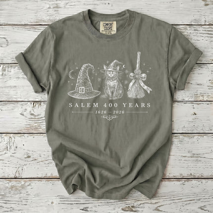 Comfort Colors Salem Witch 400th Anniversary Halloween T-Shirt