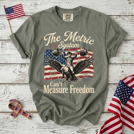 Comfort Colors Metric System Can't Measure Freedom Patriotic T-Shirt