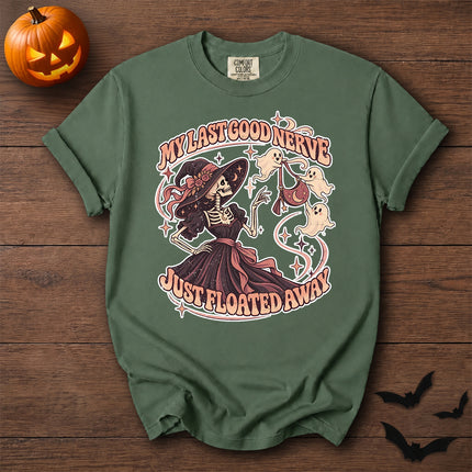 Comfort Colors Halloween Witch Skeleton Ghost Graphic T-Shirt