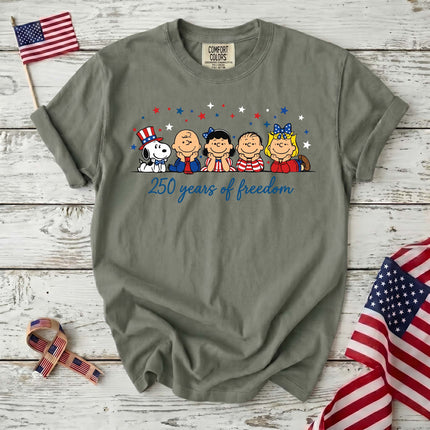 Comfort Colors 250 Years Of Freedom Friends T-Shirt