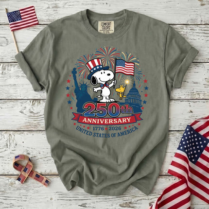 Comfort Colors 250th Anniversary Patriotic T-Shirt