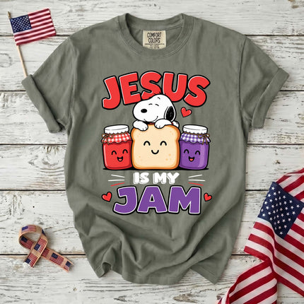 Comfort Colors Jesus Is My Jam Christian T-Shirt