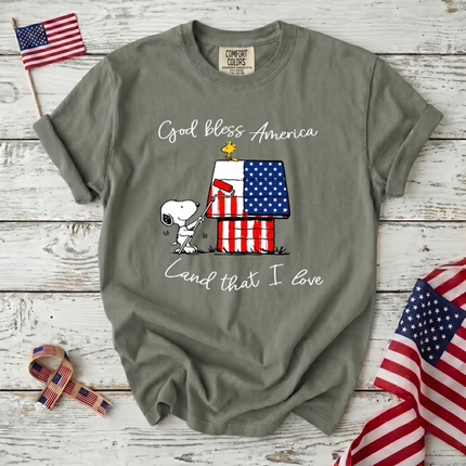 Comfort Colors God Bless America T-Shirt