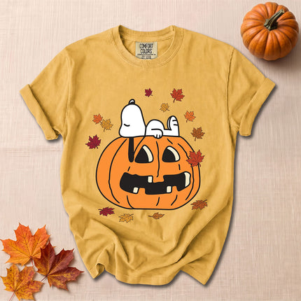 Comfort Colors Fall Pumpkin Jack O Lantern T-Shirt