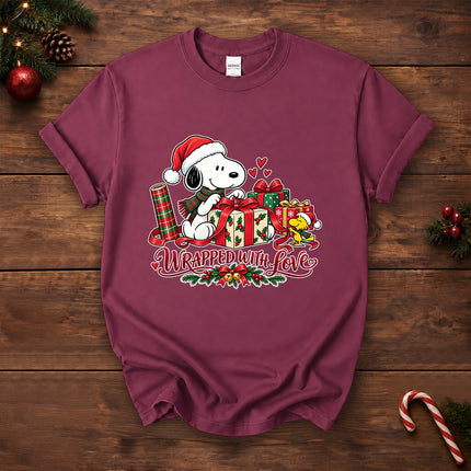 Wrapped With Love Christmas Gift Wrapping T-Shirt