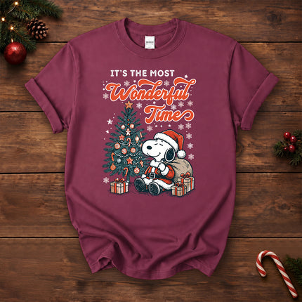 Most Wonderful Time Christmas Tree Gifts T-Shirt