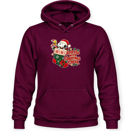 Stuffed With Christmas Cheer Holiday Stocking Hoodie