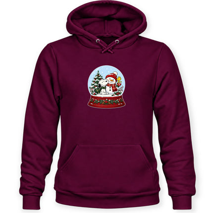 Christmas Snow Globe Snowman Winter Wonderland Hoodie