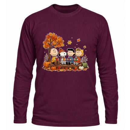 Cozy Fall Coffee Pumpkin Autumn Long Sleeve T-Shirt