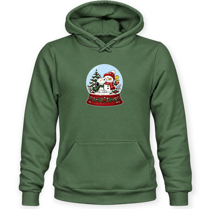 Christmas Snow Globe Snowman Winter Wonderland Hoodie